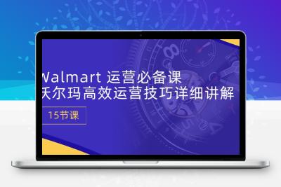 Walmart 运营必备课：沃尔玛高效运营技巧详细讲解 (15节课)