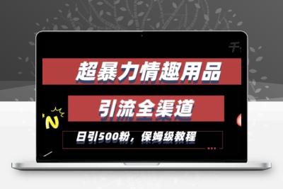 最新情趣项目引流全渠道，自带高流量，保姆级教程，轻松破百单，日引500+粉【揭秘】