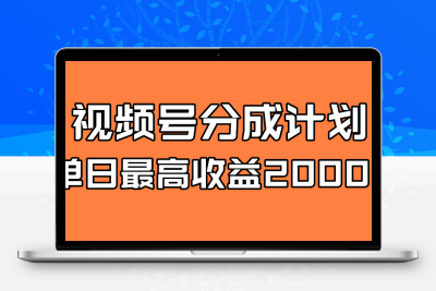 全新蓝海 视频号掘金计划 日入2000+