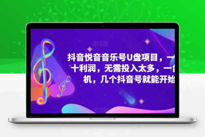 抖音音乐号U盘项目 一单几十利润 无需投入太多 一台手机 几个抖音号就开始