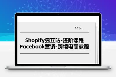 Shopify独立站-进阶课程-Facebook营销-跨境电商教程（25节）