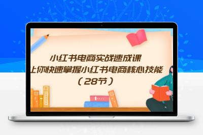 小红书电商实战速成课，让你快速掌握小红书电商核心技能（28节）