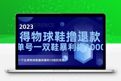 2023得物球鞋撸退款，单号一双鞋暴利撸1000，一个比得物球鞋搬砖暴利10倍的项目【揭秘】