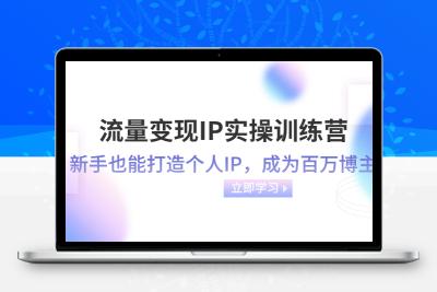 流量变现-IP实操训练营：新手也能打造个人IP，成为百万 博主（46节课）