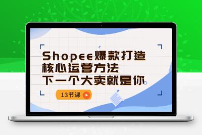 Shopee-爆款打造核心运营方法，下一个大卖就是你（13节课）