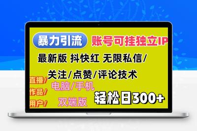 暴力引流法 全平台模式已打通  轻松日上300+